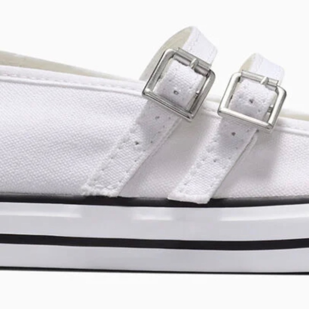 Converse Chuck Taylor All Star Dainty Mary Jane in White - Picture 3 of 5